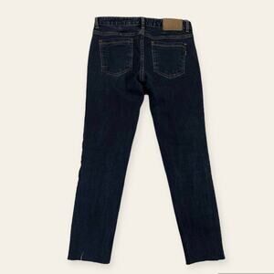 L'SELVAGE Selvage Dark Wash Blue Skinny Jeans